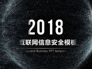 Gilt sand grain halo dark background translucent chart work report ppt template