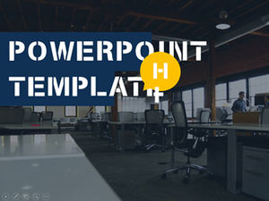 Офисный фон обложка оранжевого и синего цвета плоский бизнес-отчет шаблон п.п.