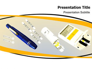 Miernik stężenia glukozy we krwi Łańcuch molekularny DNA Ortopedia Szablon ppt przemysłu medycznego i farmaceutycznego