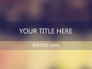 Minimalistische durchscheinende trübe Hintergrund-Ppt-Vorlage im iOS-Stil