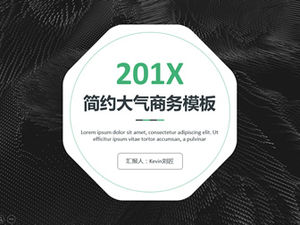 Abstract personality background simple atmosphere work summary ppt template