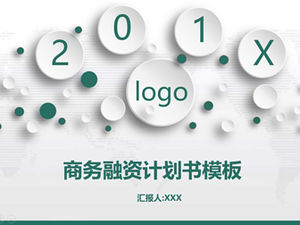 Kerangka lengkap template rencana pembiayaan bisnis proyek perusahaan