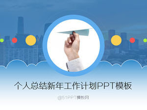 Modelo de plano de trabalho de resumo pessoal de direção-ano