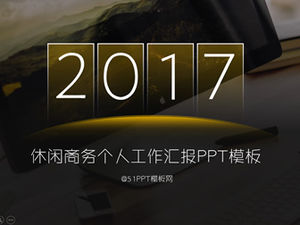 اختراق قالب تقرير العمل الشخصي في الهوامش الذهبية الترفيهية