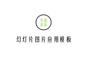 9 slide gambar aplikasi ppt template