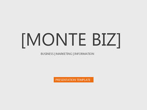 Isi template ppt butik bisnis sederhana gaya Eropa dan Amerika gaya abu-abu Anda sendiri