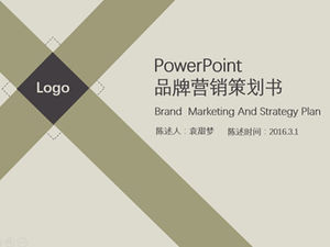 Mieszkanie w stylu mody w stylu magazynu w stylu marketingu biznesowego planowania książki szablon ppt