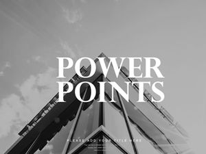 Классическая серая плоская атмосфера бизнес шаблон п.п.