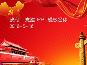 Template ppt umum tema bangunan pesta yang indah