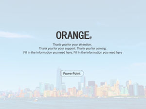 เทมเพลต ppt สำหรับธุรกิจแบบเรียบง่ายสีฟ้าอ่อน
