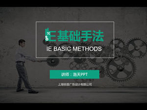 Techniques de base d'IE pour la fabrication de modèles ppt industriels plats et exquis