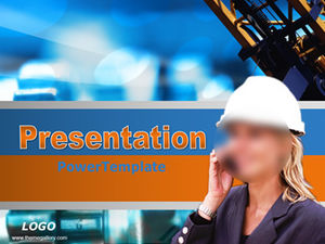 Szablon ppt raportu prac inżynieryjnych przemysłu budowlanego