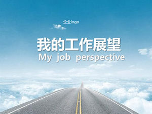 Persönliche Arbeitsaussicht Neujahrsarbeitsplan ppt Vorlage