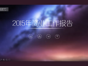 ios gaya kecil segar 2015 template laporan kerja bisnis ppt