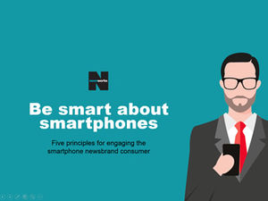 رمز مسطح ناقل شخصية كرتونية جميلة النمط الأوروبي والأمريكي قالب باور بوينت