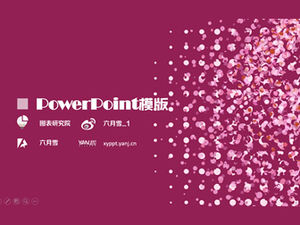 適用於女性產品業務介紹推廣平面紫色ppt模板