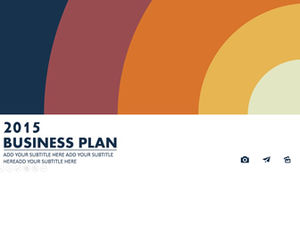 Efek UI dinamis yang indah, templat bisnis ppt gratis kelas atas