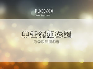 Menu de commutation de page flip animation IOS fond mat modèle ppt
