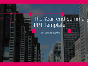 女の子に適した貴族の紫色の作品概要レポートpptテンプレート