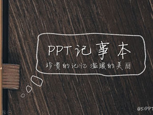 Amintiri prețioase, șablon de notepad cu frumusețe caldă