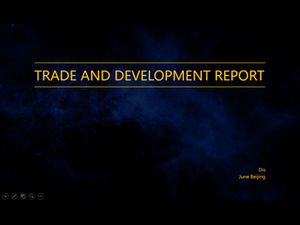 Galassia effetto dinamico modello ppt atmosferico speciale giallo e nero