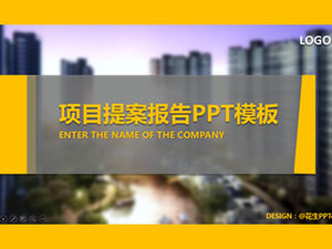 Real estate project proposal report ppt template