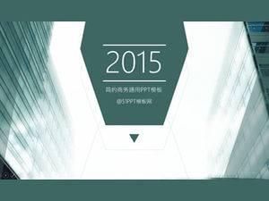 两组封面设计简单商务ppt模板