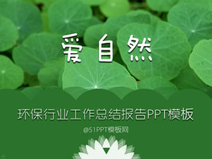 Raport podsumowujący pracę w branży ochrony środowiska Szablon PPT