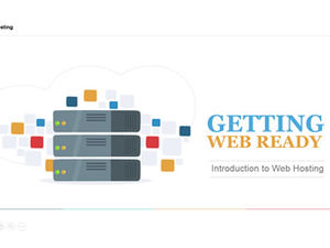 國外虛擬主機IDC網絡公司簡單ppt模板