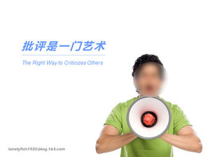 A crítica é uma arte simples e nova modelo de ppt de treinamento em gestão de negócios
