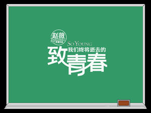 Gençlik üniversite öğrencilerine mezuniyet sezonu ppt şablonu