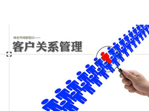 Modelo de ppt de treinamento de marketing-gerenciamento de relacionamento com o cliente