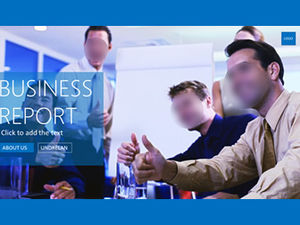 Богатые материалы, высокая применимость, плоский шаблон бизнес-отчета в европейском и американском стиле.