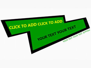 Uniwersalny szablon ppt Pentagon kreatywny płaski