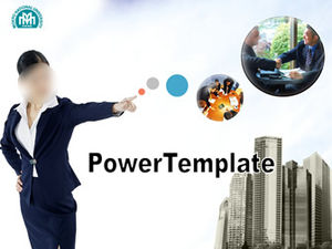 Профессиональные женщины руководство шаблон делового сотрудничества честности ppt