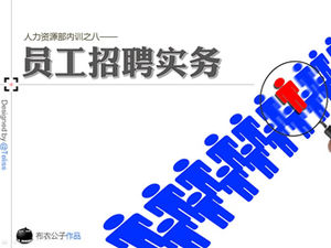 Employee recruitment practice-human resources department internal training ppt template