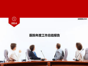 Hospital annual work summary report general ppt template