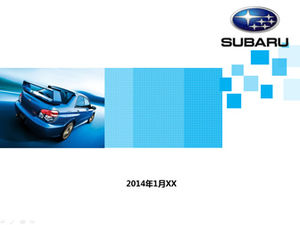 Szablon ppt raportu podsumowującego sprzedaż samochodów na koniec roku