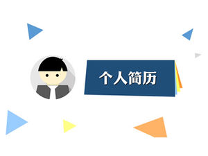 Coole persönliche Lebenslauf ppt Vorlage