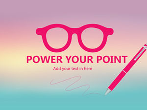 Модные глаза шаблон iosppt в европейском и американском стиле