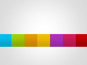 Dynamic color color block menu ppt template