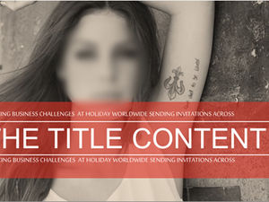 Schönheit einfache Retro europäische und amerikanische Art ppt Vorlage