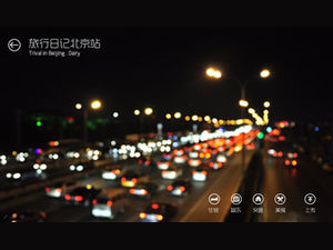 Pechino diario di viaggio modello ios stile ppt