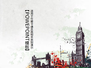 Kişiselleştirilmiş grafiti ppt şablonu indir