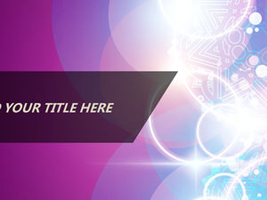 Templat Presentasi Bisnis Teknologi Ungu