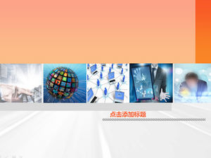 Wunderbare ppt Vorlage der Diagrammtechnologie