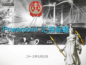 Modelo de ppt de tema legal de direitos justos