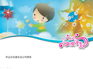 Templat ppt Hari Anak Merayakan Masa Kecil-Anak-Anak