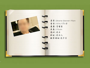 Ouvrez un modèle ppt d'introduction de personnage de livre