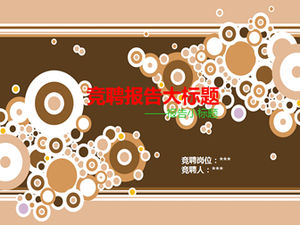 Modello ppt rapporto di analisi di lavoro concorrenza lavoro